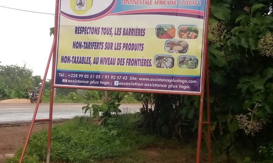 Campagne de sensibilisation par affichage à la frontière de Kémérida